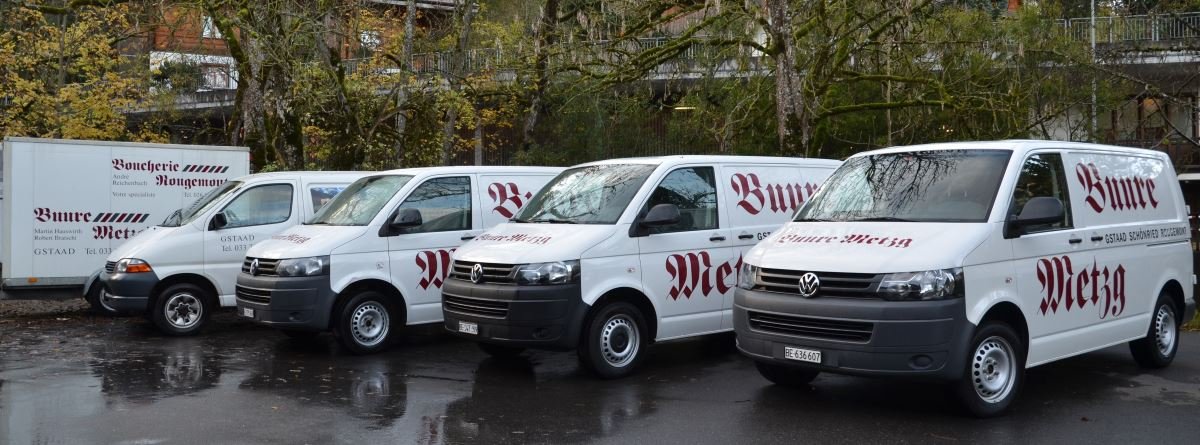 The vehicle fleet of the Buure Metzg AG